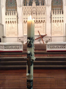 Paschal Candle, Good Friday, March 30, 2013