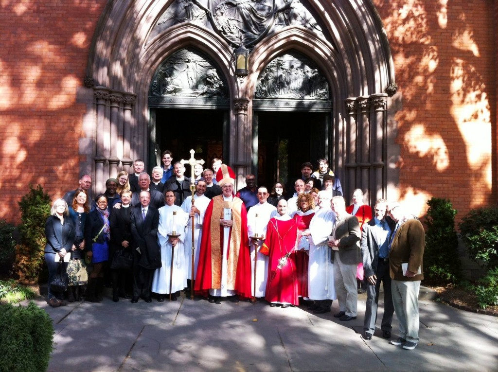 Attendees and Participants at the Lutheran High Mass, October 24. Taken by General Alumni. 