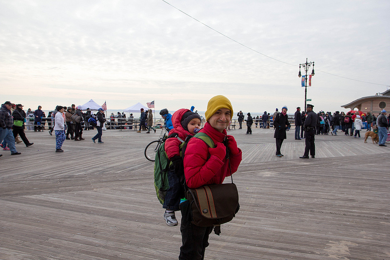 Me and O in Coney Island